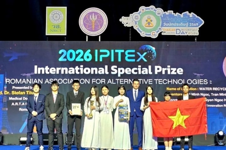 Học sinh Việt Nam giành nhiều huy chương tại cuộc thi IPITEx 2026