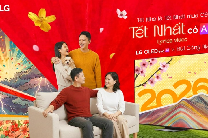 LG khởi động “Tết nhà là Tết nhất” mùa 3 với MV “Tết nhất có AI” cùng triển lãm sáng tạo tại Hà Nội