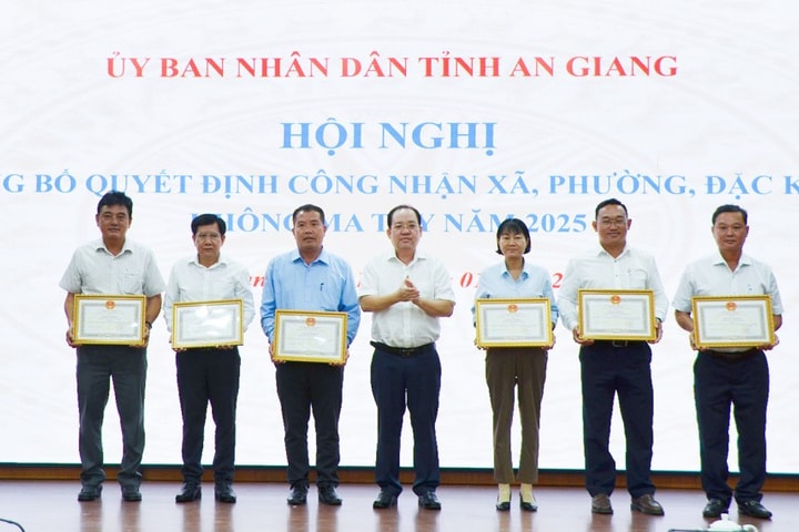 An Giang: Công nhận 27 xã, đặc khu “không ma túy” năm 2025
