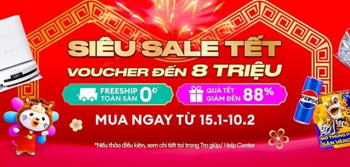 Lazada khởi động lễ hội mua sắm “Siêu sale Tết” 2026: Sắm siêu deal, Tết siêu lộc