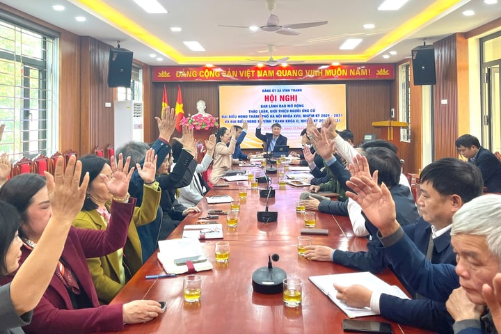 Xã Vĩnh Thanh giới thiệu ứng cử đại biểu HĐND các cấp nhiệm kỳ 2026-2031