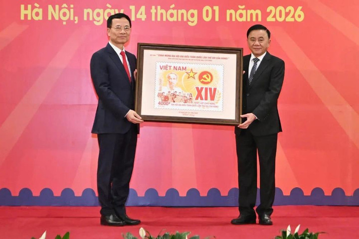 Phát hành đặc biệt bộ tem bưu chính “Chào mừng Đại hội đại biểu toàn quốc lần thứ XIV của Đảng!”