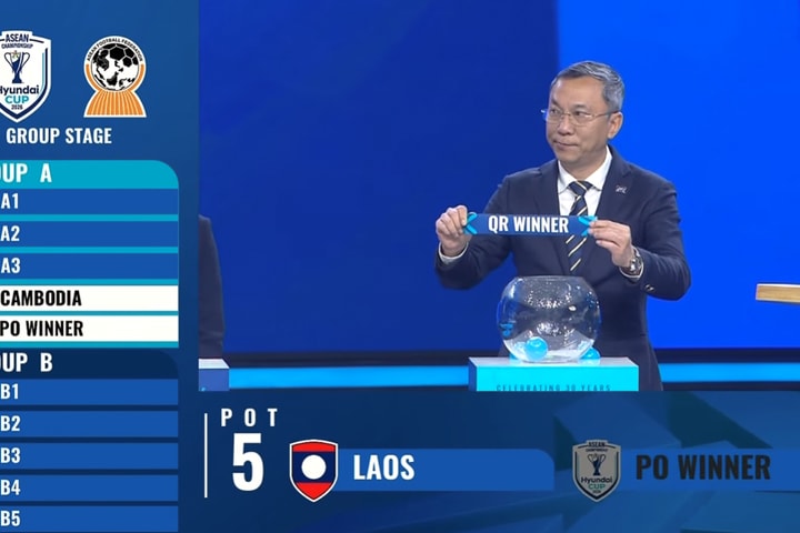 Đội tuyển Việt Nam cùng bảng với Indonesia tại ASEAN Hyundai Cup 2026