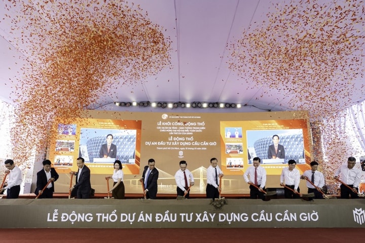 TP.HCM: Khởi công dự án cầu Cần Giờ và Phú Mỹ 2