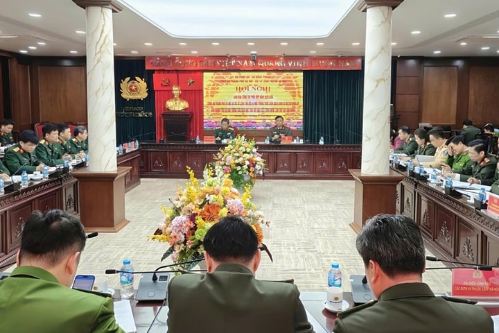 Công an Hà Nội đánh giá tổng thể các mặt công tác bảo đảm an ninh trật tự phục vụ Đại hội XIV của Đảng