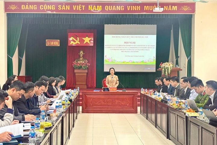 HĐND Thành phố giám sát về ATTP và công tác bầu cử trên địa bàn xã Tam Hưng