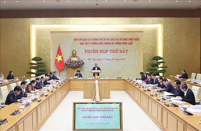 Thủ tướng Phạm Minh Chính chủ trì Phiên họp thứ 7 của Ban Chỉ đạo rà soát, xử lý vướng mắc trong hệ thống pháp luật
