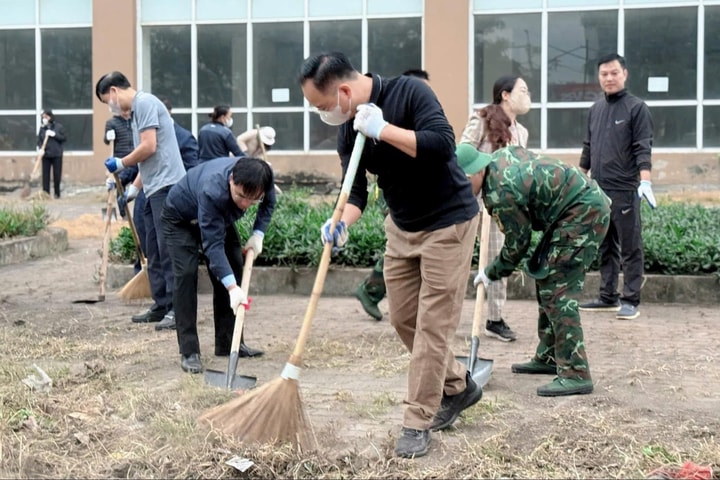 Hồ Vĩnh Hoàng sạch đẹp trước thềm Đại hội XIV của Đảng