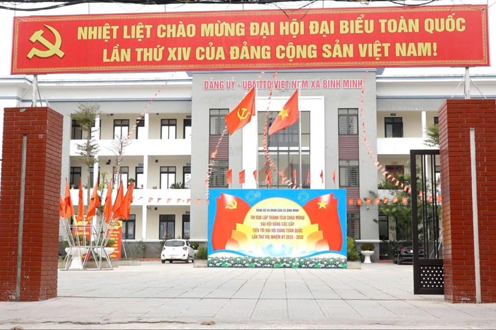 Bình Minh tạo khí thế thi đua sôi nổi, hướng về Đại hội Đảng