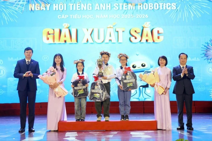 Hà Nội: 82 đội giành giải thưởng Ngày hội tiếng Anh STEM Robotics