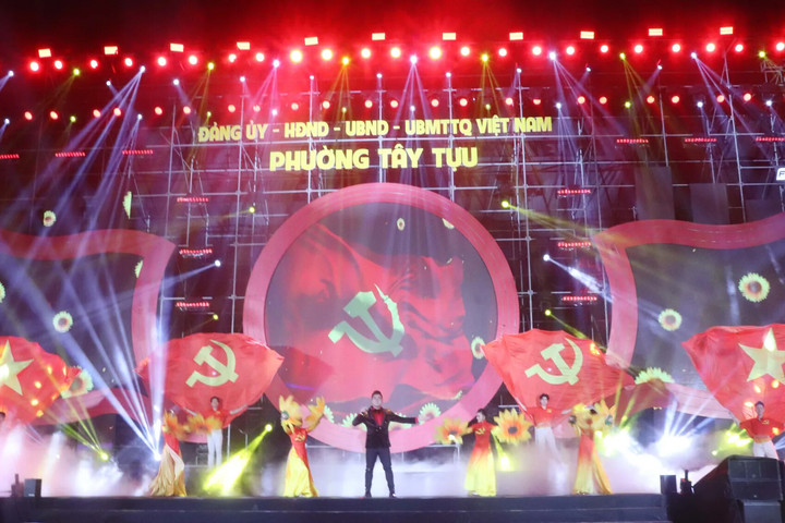 Phường Tây Tựu: đặc sắc chương trình nghệ thuật “Vững bước mùa Xuân mới”