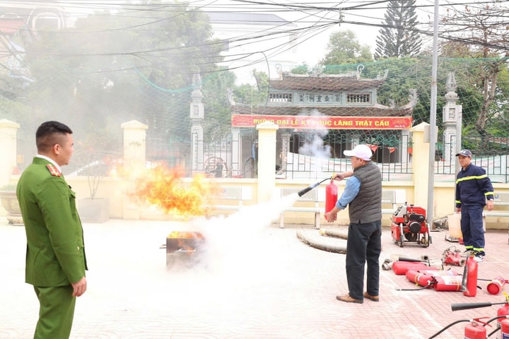 Thường Tín tăng cường phòng cháy, chữa cháy tại các làng nghề