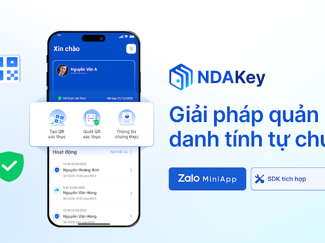 Giải pháp quản lý danh tính tự chủ NDAKey - bảo vệ dữ liệu công dân