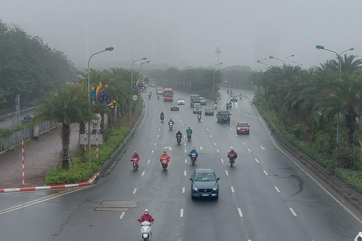 Không khí lạnh tăng cường trở lại, Hà Nội mưa nhỏ, nhiệt độ giảm dần