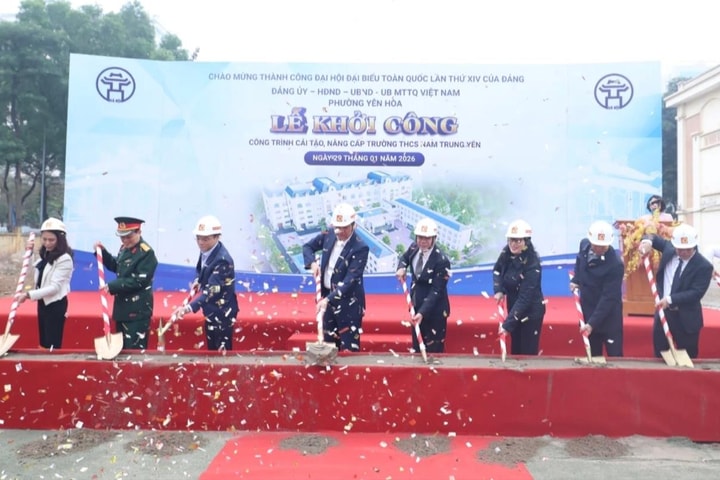 Khởi công cải tạo, nâng cấp Trường THCS Nam Trung Yên