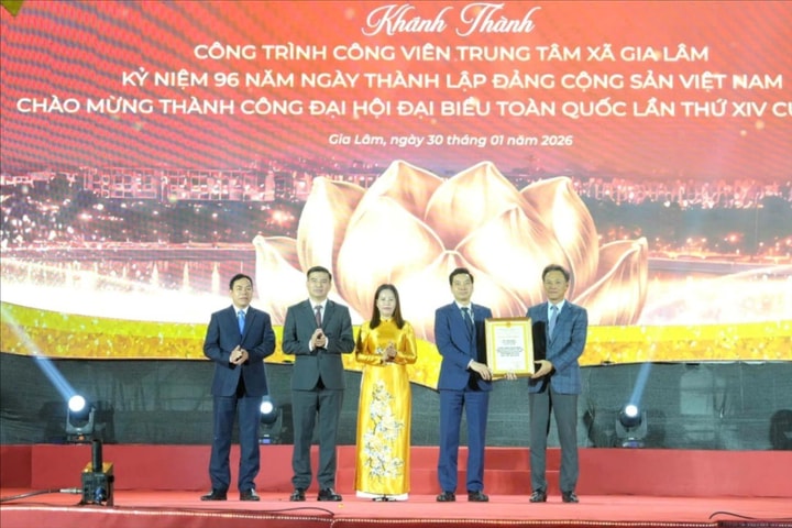 Khánh thành công trình Công viên Gia Lâm