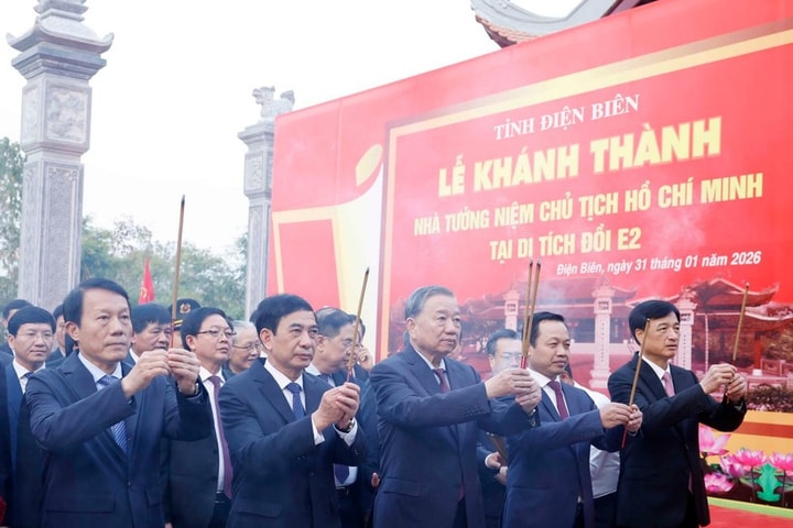 Lễ khánh thành Nhà tưởng niệm Chủ tịch Hồ Chí Minh tại Di tích Đồi E2