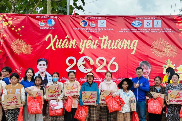Tuổi trẻ Đà Nẵng mang Tết yêu thương đến vùng cao Sông Kôn