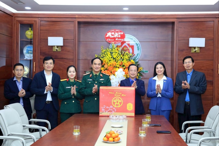 Phó Chủ tịch Thường trực HĐND TP Hà Nội Trần Thế Cương thăm, chúc Tết tại Bệnh viện Trung ương Quân đội 108