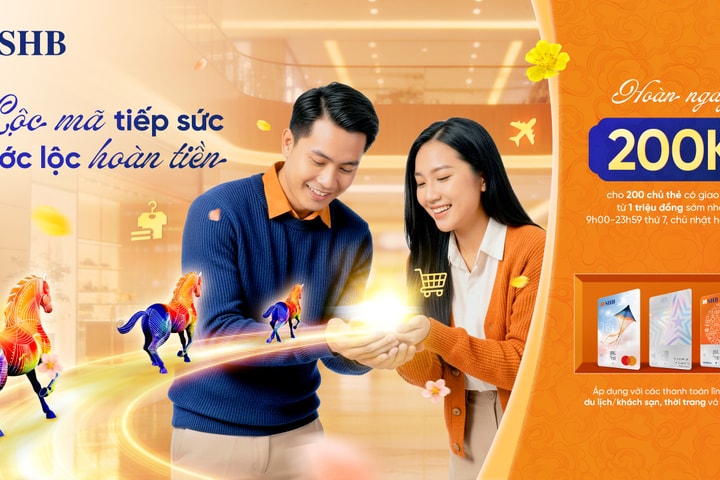 Khởi đầu năm mới, rinh ngay lộc lớn từ SHB với tổng giá trị quà tặng hơn 4,5 tỷ đồng