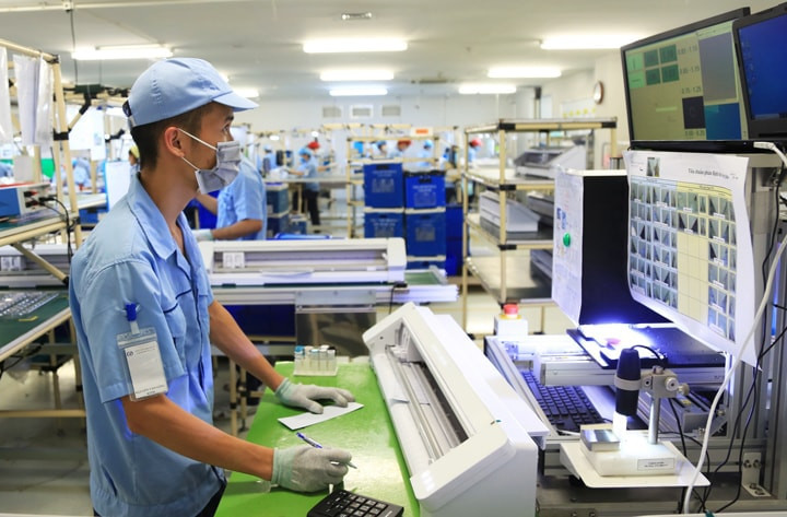 Sản xuất công nghiệp Hà Nội duy trì đà tăng trưởng tích cực