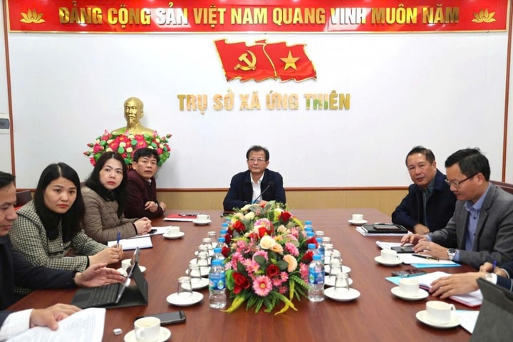 Xã Ứng Thiên chủ động triển khai nghiệp vụ bầu cử đại biểu Quốc hội và Hội đồng nhân dân các cấp