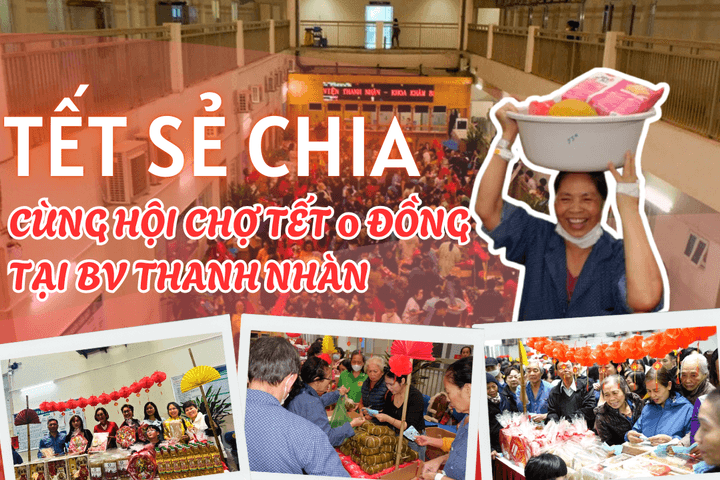 Xuân bình an, Tết sẻ chia cùng Hội chợ Tết 0 đồng tại BV Thanh Nhàn