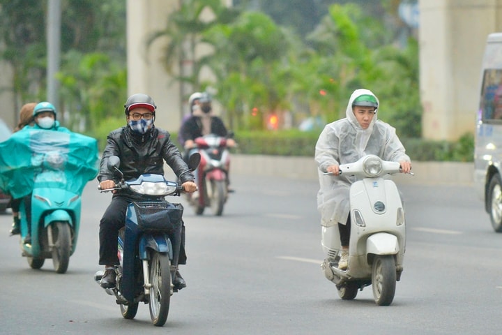 Bắc Bộ có mưa rào rải rác, từ đêm trời chuyển rét