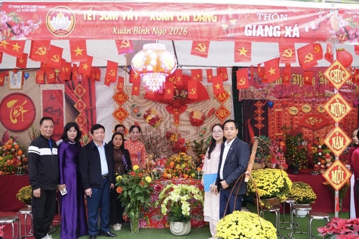 Hoài Đức tổ chức Chương trình “Tết sum vầy - Xuân ơn Đảng” và khai mạc chợ hoa Xuân Bính Ngọ 2026
