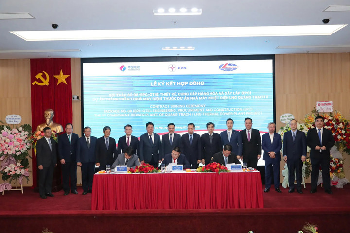 Dự án thành phần 1 LNG Quảng Trạch II: Ký Hợp đồng gói thầu EPC trị giá hơn 25.202 nghìn tỷ đồng