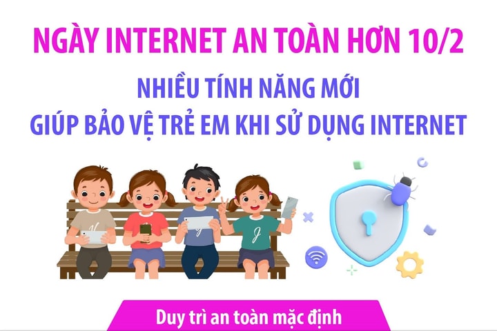 Nhiều tính năng mới giúp bảo vệ trẻ em khi sử dụng Internet