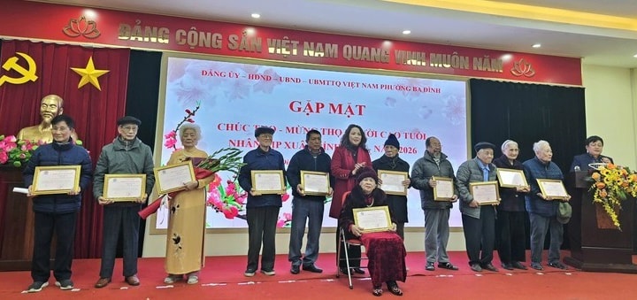 Phường Ba Đình tổ chức Lễ chúc thọ, mừng thọ người cao tuổi Xuân Bính Ngọ 2026