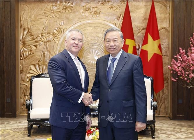Tổng Bí thư Tô Lâm tiếp Trợ lý Ngoại trưởng Hoa Kỳ Michael DeSombre