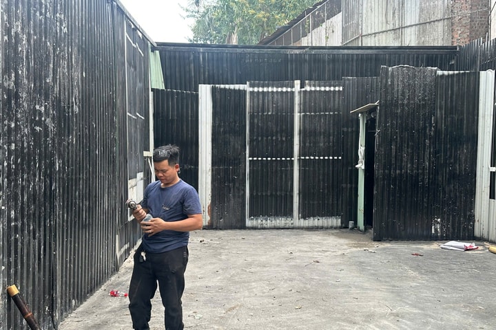 Phường Ngọc Hà: Xử lý nhà dựng tôn trái phép tại ngõ 189 phố Hoàng Hoa Thám