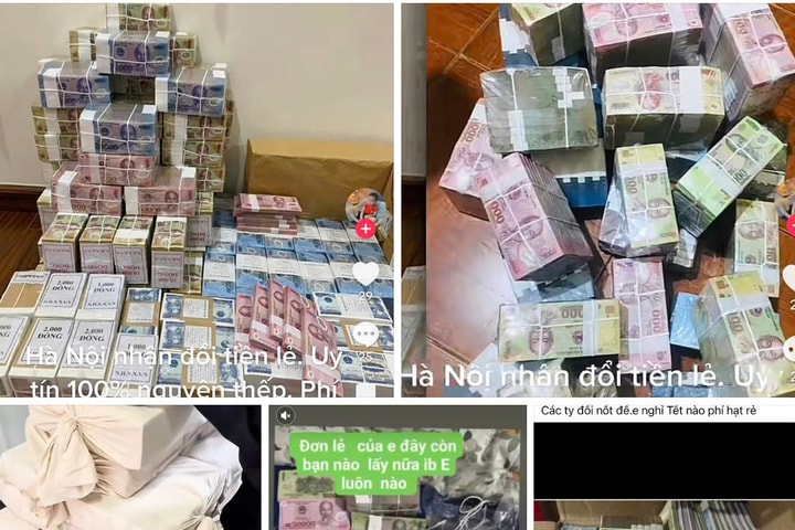 Phớt lờ quy định, dịch vụ đổi tiền lẻ, tiền mới sôi động