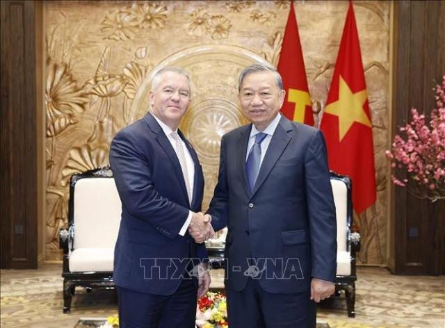 Tổng Bí thư Tô Lâm tiếp Trợ lý Ngoại trưởng Hoa Kỳ Michael DeSombre