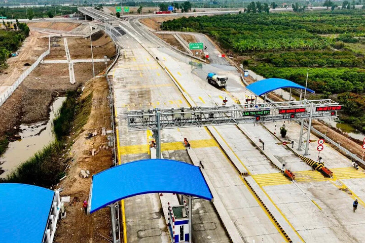Thu phí ETC tại nút giao đường tỉnh 390 - cao tốc Hà Nội - Hải Phòng