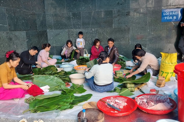 Giữ hương vị Tết xưa qua nồi bánh chưng xanh