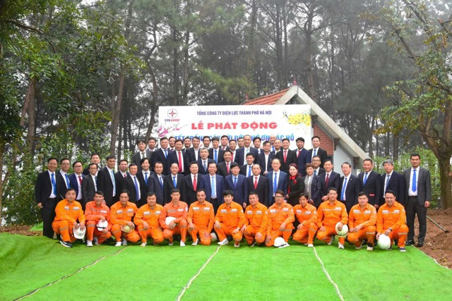 Tổng Công ty Điện lực Hà Nội phát động “Tết trồng cây”