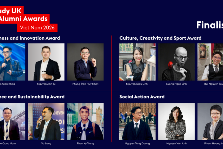 Lễ trao giải Study UK Alumni Awards 2026
