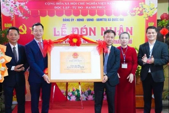 Đình Sài Khê đón nhận Bằng xếp hạng di tích cấp thành phố