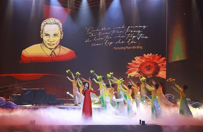 Chương trình nghệ thuật chính luận “Thủ tướng Phạm Văn Đồng - Trọn đời vì nước, vì dân”