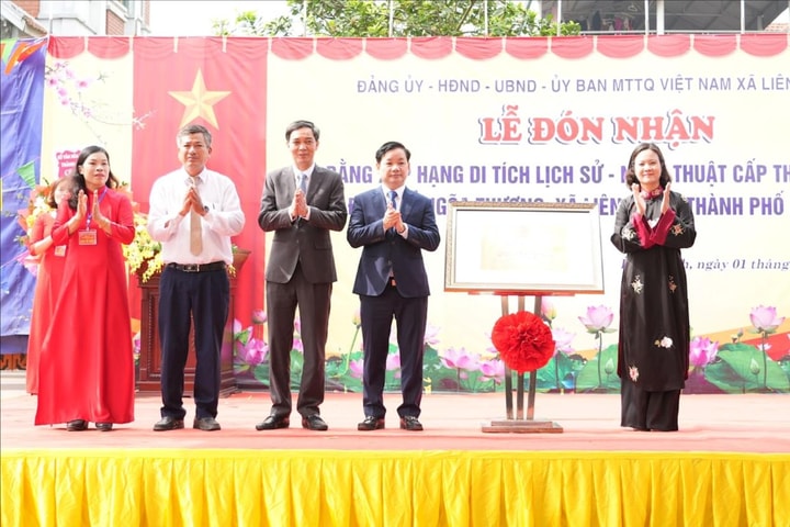 Xã Liên Minh đón nhận Bằng xếp hạng di tích lịch sử - nghệ thuật đình Cổ Ngõa Thượng