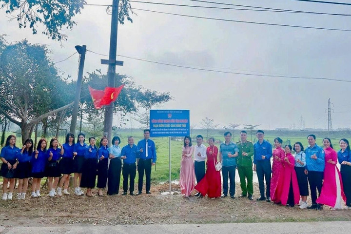 Xã Trung Giã khánh thành công trình thanh niên