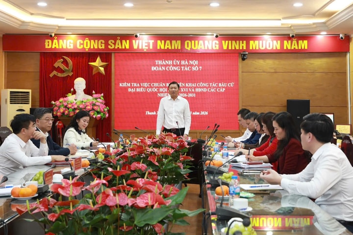Chủ nhiệm Ủy ban Kiểm tra Thành ủy Đỗ Anh Tuấn: Tăng cường tuyên truyền, để bầu cử là ngày hội của toàn dân