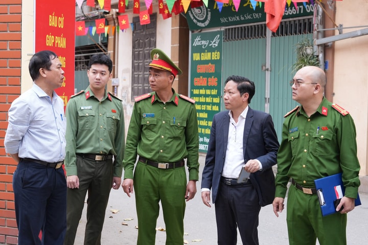 Phường Yên Nghĩa bảo đảm an toàn ngày bầu cử