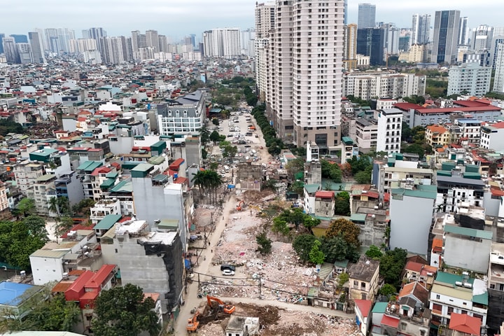 Hà Nội phá dỡ loạt công trình để triển khai tuyến đường Vành đai 2,5