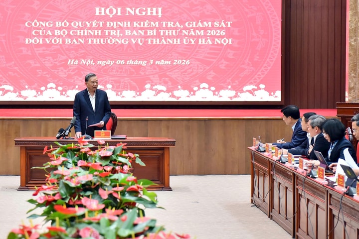Tổng Bí thư Tô Lâm: Bảo đảm "trên dưới đồng lòng" để Hà Nội không bỏ lỡ thời cơ phát triển