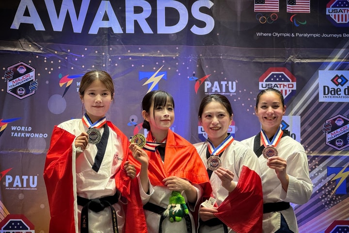 Châu Tuyết Vân giành Huy chương vàng taekwondo tại Mỹ