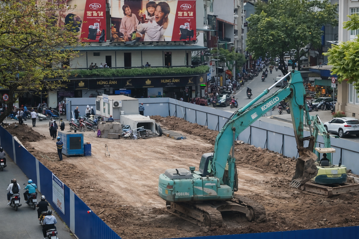 Hà Nội: Đẩy nhanh tiến độ, hoàn thành 2 bể điều tiết ngầm trước ngày 30-4